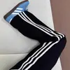 Pantalones Deportivos de Rayas Pierna Recta para Hombre y Mujer Primavera y Otoño Ropa Urbana Americana Pantalones Cleanfit Sueltos Pierna Ancha Casual Largos