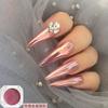 Novo Pó de Espelho Mágico Ultra Fino Manicure Super Brilhante Onda d'Água Espelho Pó Aurora Prata Metálico Champanhe Pó de Fada