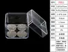 Caixa de Cristal Quadrada Spot Caixa de Plástico Transparente Embalagem PS Armazenamento Caixa Pequena Caixa de Embalagem por Moldagem por Injeção para Fone de Ouvido Bluetooth