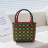 Regalo al por mayor para el Día del Niño Bolsas Pequeñas, Bolsas Tejidas Coloridas, Cestas de Mano, Souvenirs de Dibujos Animados DIY, Transfronterizo