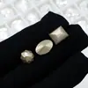 Rhinestones para Uñas Flor de Hielo Blanca Cristal Dongzhou, Rhinestones Ovalados y Cuadrados con Base de Punta, Rhinestones Deslumbrantes de Hielo Triturado, Rhinestones Portátiles para Uñas