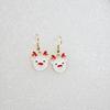Pendientes navideños Nuevo muñeco de nieve Árbol de Navidad Campana Viejo Conjunto de pendientes navideños Accesorios navideños transfronterizos Guantes
