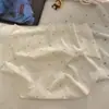 Pantalones de malla de seda helada de verano con entrepierna extendida de algodón puro, de secado rápido, sin costuras, transpirables, hipoalergénicos, bragas tipo triángulo para melocotón para mujer