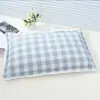 Funda de almohada de algodón lavado de una cara con forro interior, adecuada para adultos, estudiantes y niños; suave, cómodo y fácil de limpiar para uso doméstico