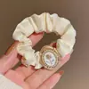 Estilo Coreano Nuevo Ins Simple Satín Anillo para el Cabello Intestino Grueso Cuerda para el Cabello Rosa Elegante Todo Fósforo Bolas Adorno para el Cabello Cuerda para el Cabello Duradera