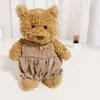 [Solo Ropa] Oso de Barcelona 16cm Lindo Oso Ropa de Oso de Peluche Traje Falda Suéter Uniforme