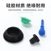 Tampão de Silicone Tampão de Borracha Tampão para Furo Rosqueado Redondo Tampão de Borracha em Forma de T Tampa de Vedação de Silicone Tampão de Poeira de Borracha