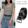 Novo Estilo Simples ins Cinto Feminino Fashion e Distinto Estilo Hong Kong Cinto de Calça Feminino Estilo Coreano Estudante Casual Cinto Decorativo de Calça