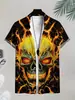 Camisa Casual de Verano para Hombre con Estampado Digital de Manga Corta, Moderna y Nueva para 2026, Exclusiva para Comercio Exterior, Disponible para Dropshipping