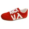 Zapatillas de Entrenamiento Ligeras Retro Planas Alemanas para Mujer, Nuevo Modelo 2026, Adecuadas para Primavera y Otoño, para Combinar con Faldas, Zapatillas Deportivas Casuales de Suela Suave que Aumentan la Altura
