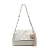Bolsa de mano de cuero suave con textura simple, venta al por mayor, popular, nicho, bolsa de hombro con cadena de gran capacidad, temperamento, para ir al trabajo, combina con todo