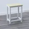 Bancos de Taller, Bancos de Operación de Fábrica, Bancos de Trabajo, Taburetes Cuadrados Pequeños de Acero y Madera, Bancos de Hierro para Comida Rápida, Bancos Metálicos de Entrenamiento