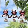 Nuevo modelo de robot rana colgante de muñeca de cáscara de fruta, producto terminado hecho a mano creativo, accesorio de llavero de campanilla de viento de cáscara de fruta de planta