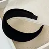 Faixa de Cabeça Retro de Veludo com Aba Larga para Mulheres, Novo Estilo 2025, Faz o Rosto Parecer Menor, Não Aperta o Cabelo, Faixa de Cabeça Alta para o Topo da Cabeça para Lavar o Rosto e Prender o Cabelo no Lugar