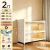 Nueva Estantería de Acero con Puertas de Cristal Estantería para Niños Almacenamiento de Chapa Metálica Vitrina a Prueba de Polvo Estante de Hierro Forjado Gabinete de Pintura