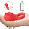 Fabricantes de productos para adultos al por mayor Rosas Ruth control remoto inalámbrico por APP anillo vibrador de silicona anillo de bloqueo JJ anillo de retardo