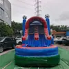 Resbaladilla y Trampolín Inflables Dos en Uno para Niños Equipo de Diversión Antideslizante Espesado para Exteriores Equipo de Instalación Rápida para Parque Familiar