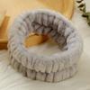 Venda direta da fábrica lote cor sólida simples faixa de cabelo faixa de cabelo para lavar autoadesivo acessórios DIY Anel de cabelo de pelúcia cocar semiacabado