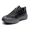 Zapatos de seguridad Blue Eagle, modelo para hombre, puntera de fibra de vidrio, anti-aplastamiento, resistente a perforaciones, aislados 10KV, zapatos para electricista, caña baja, zapatos de seguridad negros