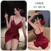 Noite Longa Divertida Romântica Lingerie Puro Desejo Vestido Camisola qqny Pijama Uniforme Tentação Camisola Camisola Noturna Feminina 1140