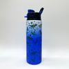 Olla de aluminio con tapa de prensa americana de boca ancha, asa, 600 ml, tetera de color frío nuevo, entrega de fábrica por transferencia térmica