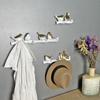 Decoración de Gancho de Pájaro de Rama Creativa de Estilo Europeo Colgador de Llaves de Puerta Colgante de Pared Gancho de Pared para Abrigos Decoración de Pared para Entrada de Casa