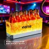 Cubo de Hielo Luminoso Bar Ktv Habitación Privada Led Engrosado Cubo de Cerveza Recargable Cubo de Champán Creativo Cubo de Hielo de Diamante