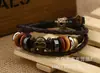 Pulseiras de Couro Trançado Feitas à Mão Ajustáveis Estilo Coreano, Simples e Criativas, Vários Estilos, Acessórios Populares Mais Vendidos em Áreas Turísticas