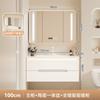 Lavabo de cerámica de gran diámetro combinación de mueble de baño lavabo grande lavabo cerámico integrado lavabo oceánico tamaño grande lavabo de vientre para baño