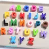 Cuentas de Letras Color Macron Acrílico Agujero Grande Cuerda para Teléfono Móvil Calzado Casual con Cuentas Letras Inglesas Accesorios de Cadena para Teléfono Móvil
