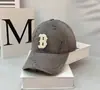 Bordado de Letra B Japonesa y Coreana Visera Curva Informal Moda Versátil Calle Top Suave Gorra Gorra de Béisbol Gorra de Pareja Estilo Nuevo