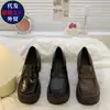Zapatos de Cuero para Mujer con Suela Gruesa que Aumentan la Altura 2026, Mocasines con Tacón Grueso de 8 cm, Zapatos de Uniforme JK Estilo Británico
