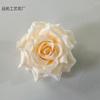 Cabeza de flor de rosa de diamante, tela de seda retro, rosa de esquina, decoración de paisaje interior, flor de simulación, comercio exterior transfronterizo, flor de seda directa