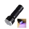 Lanterna gratuita logo21led 100UV luz roxa LED395 detector de dinheiro Escorpião luz detecção de manchas de urina