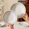 Bol Japonés 2026 Nuevo Cerámica de Alto Valor Hogar Bonito Bol para Arroz Bol para Sopa Plato Plato Plato Plato Wholesale
