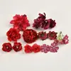Terno uma simulação terno de flor rosa peônia botão de flor de chá flor artificial flor de seda cocar antigo bolsa de dor DI