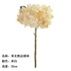 Flor artificial de peonía con núcleo de hortensia retro europea, ramo de simulación, venta al por mayor, decoración de escalera de boda, flor artificial, flor de seda