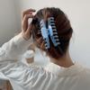 Pinza de Agarre Color Caramelo Primavera 2021 Celebridad de Internet Esmerilada para el Cabello Pinza Simple Japonesa y Coreana para la Parte Posterior de la Cabeza Tocado Adulto para Moño
