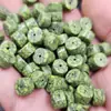 Contas de Roda Verde Oliva Contas de Ábaco Jade Sintético Contas Soltas pulseira DIY Colar Espaçador Buda Espaçador Acessórios de Joias Contas