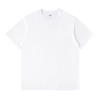 Playera de Manga Corta para Hombre con Cuello Redondo y Hombro Derecho de 230 g Tops de Color Puro de Verano Antibacterianos para Hombre Ropa de Trabajo Exportación Venta al Mayoreo