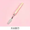 Herramientas para dispensar pegamento, Kit de materiales DIY de pegamento en crema, Caja de almacenamiento, Raspador, Guantes, Tapete, Boquillas para decorar, Bolsa, Cinta de enmascarar, Hecho a mano