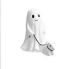 Estatua de Perro Caminante Fantasma de Halloween Transfronteriza Nuevos Adornos de Perro Fantasma de Halloween