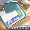 Bolsa organizadora de archivos para libros de texto de temporada escolar, bolsa de almacenamiento de malla con cierre para materiales de aprendizaje de estudiantes de primaria y secundaria