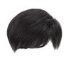 Postizo de Reemplazo para Hombre para Cabello Corto, Calvicie Mediterránea, Fibra Sintética, Peluca Realista, Topper de Cabello de Reemplazo