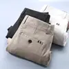 Chegada Nova Primavera 2025 Calças Casuais Retas Slim Fit de Alta Elasticidade Confortáveis com Textura Fina Resistentes a Amassados Sem Passar para Homens