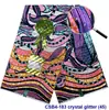 Tela Nueva de Algodón Estampado de Cera Imitación Africana Ankara con Diamantes Pequeños, Tela para Ropa Estampada con Cera Dorada para Exportación al por Mayor