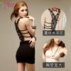 Ropa interior sexy Tentación Pasión para mujer con almohadilla en el pecho Recolección de pecho pequeño Ropa de club nocturno Traje de pijama Falda sexy de cadera
