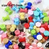 Acrílico Creativo Colorido Pintura Tornillo Perforado Cuentas DIY Cadena de Teléfono Móvil Bolso Colgante Joyería Accesorios Material
