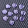 Venta Caliente Transfronteriza 2cm Polvo de Piedra Natural Cristal Corazón Turquesa Gema Cristal Accesorios para Joyería DIY