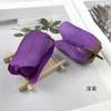 Cabeza de flor de tulipán de estilo europeo, corona hecha a mano, tocado, accesorios para decoración de fotografía del hogar, flores falsas, pequeños adornos